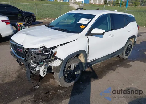 2019 GMC Terrain Sle z USA, uszkodzony, nr VIN 3GKALTEVXKL283471